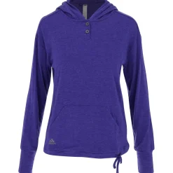 Adidas Essentials Slub Hoodie Outerwear Pullover Golf Apparel