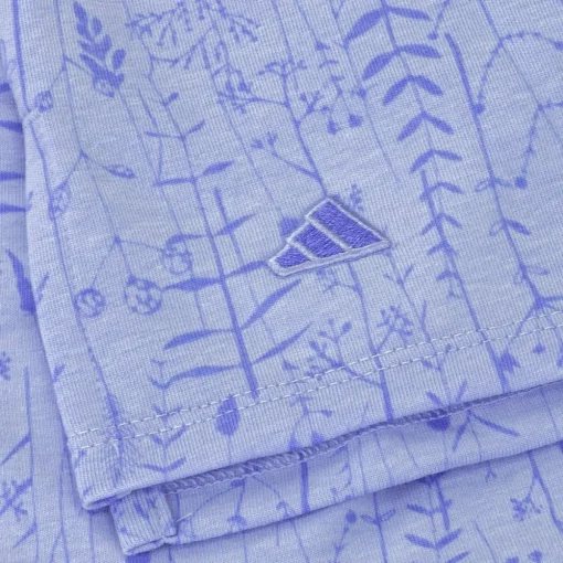 Adidas Go To Printed Shirt Polo Short Sleeve Golf Apparel