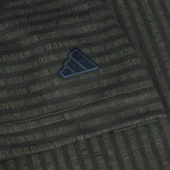 Adidas Go To Stripe Shirt Polo Short Sleeve Golf Apparel