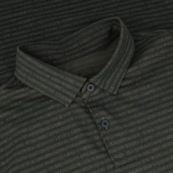 Adidas Go To Stripe Shirt Polo Short Sleeve Golf Apparel