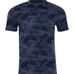 Adidas Go-To Printed Mesh Shirt Polo Short Sleeve Golf Apparel