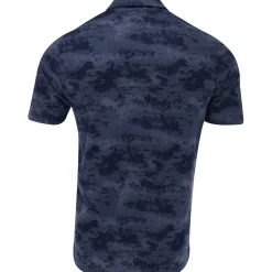 Adidas Go-To Printed Mesh Shirt Polo Short Sleeve Golf Apparel