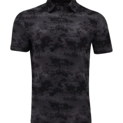 Adidas Go-To Printed Mesh Shirt Polo Short Sleeve Golf Apparel