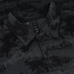 Adidas Go-To Printed Mesh Shirt Polo Short Sleeve Golf Apparel