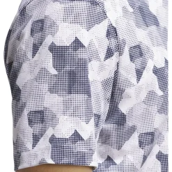 Adidas GoTo Printed Shirt Polo Short Sleeve Golf Apparel