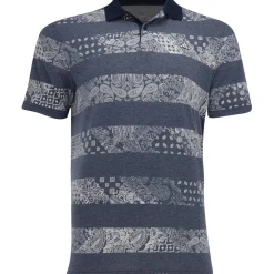 Adidas Go-To Printed Shirt Polo Short Sleeve Golf Apparel