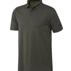 Adidas Go-To Striped Shirt Polo Short Sleeve Golf Apparel