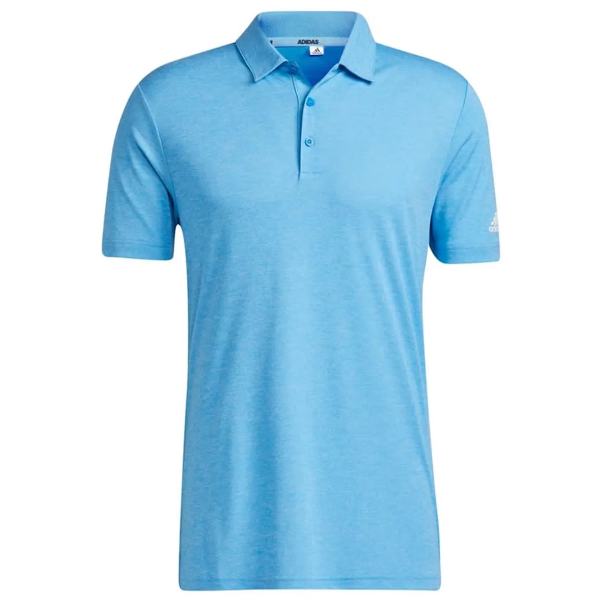 Adidas Heather HEAT.RDY Shirt Polo Short Sleeve Golf Apparel