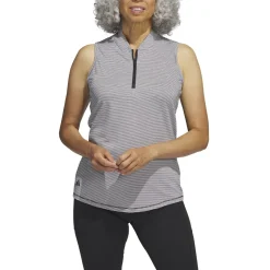 Adidas Ottoman Two Tone Sleeveless Shirt Polo Short Sleeve Golf Apparel