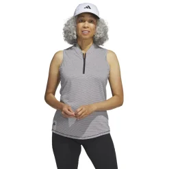 Adidas Ottoman Two Tone Sleeveless Shirt Polo Short Sleeve Golf Apparel