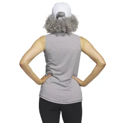 Adidas Ottoman Two Tone Sleeveless Shirt Polo Short Sleeve Golf Apparel