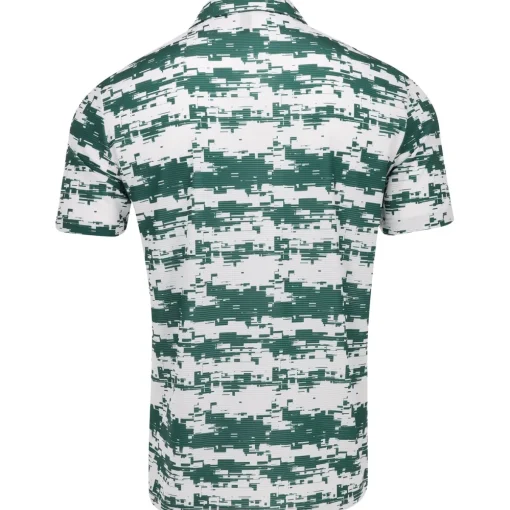 Adidas Ultimate 365 HEAT.RDY Stripe Shirt Polo Short Sleeve Golf Apparel