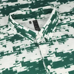 Adidas Ultimate 365 HEAT.RDY Stripe Shirt Polo Short Sleeve Golf Apparel