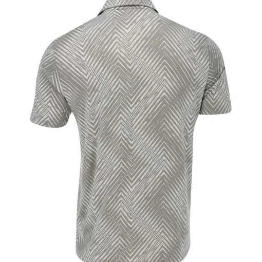 Adidas Ultimate365 Allover Print Shirt Polo Short Sleeve Golf Apparel
