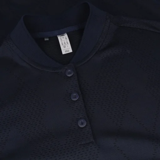 Adidas Ultimate365 Diamond Jacquard Shirt Polo Short Sleeve Golf Apparel