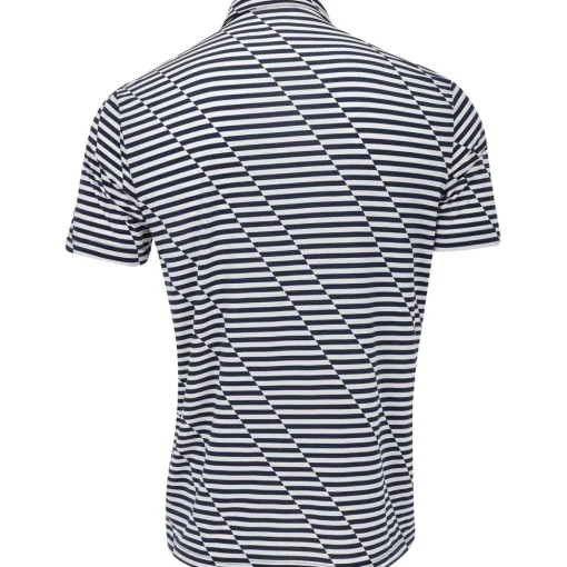 Adidas Ultimate365 Mesh Print Shirt Polo Short Sleeve Golf Apparel