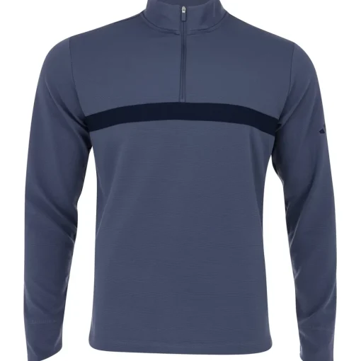 Adidas Ultimate365 Novelty Layer Quarter-Zip Outerwear Pullover Golf Apparel