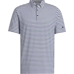 Adidas Ultimate365 Stripe Shirt Polo Short Sleeve Golf Apparel