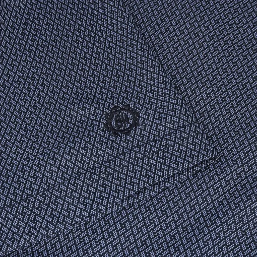 Ben Hogan 2 Tone Micro Geo Jacquard Shirt Polo Short Sleeve Golf Apparel