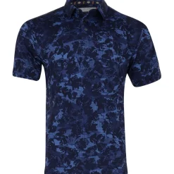 Ben Hogan All Over Floral Camo Shirt Polo Short Sleeve Golf Apparel
