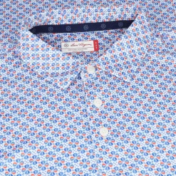 Ben Hogan AllOver Geo Shirt Polo Short Sleeve Golf Apparel