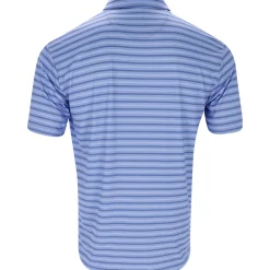 Ben Hogan BirdsEye Printed Stripe Shirt Polo Short Sleeve Golf Apparel