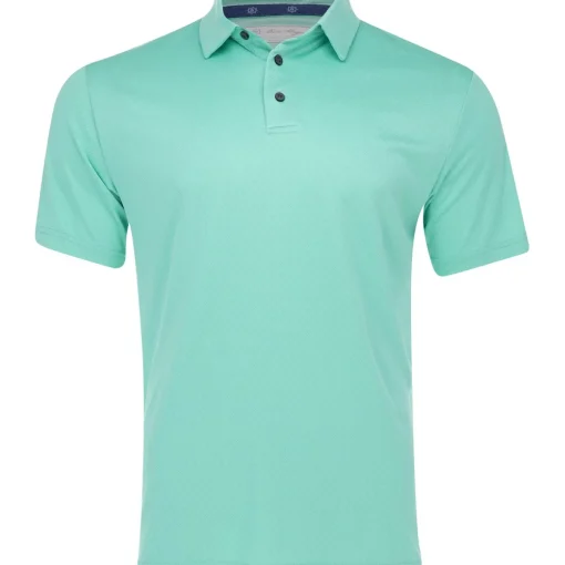 Ben Hogan Jacquard Shirt Polo Short Sleeve Golf Apparel