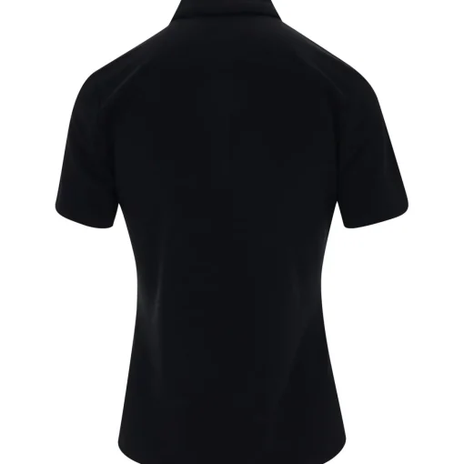 Ben Hogan Ventilation Solid Zip Shirt Polo Short Sleeve Golf Apparel