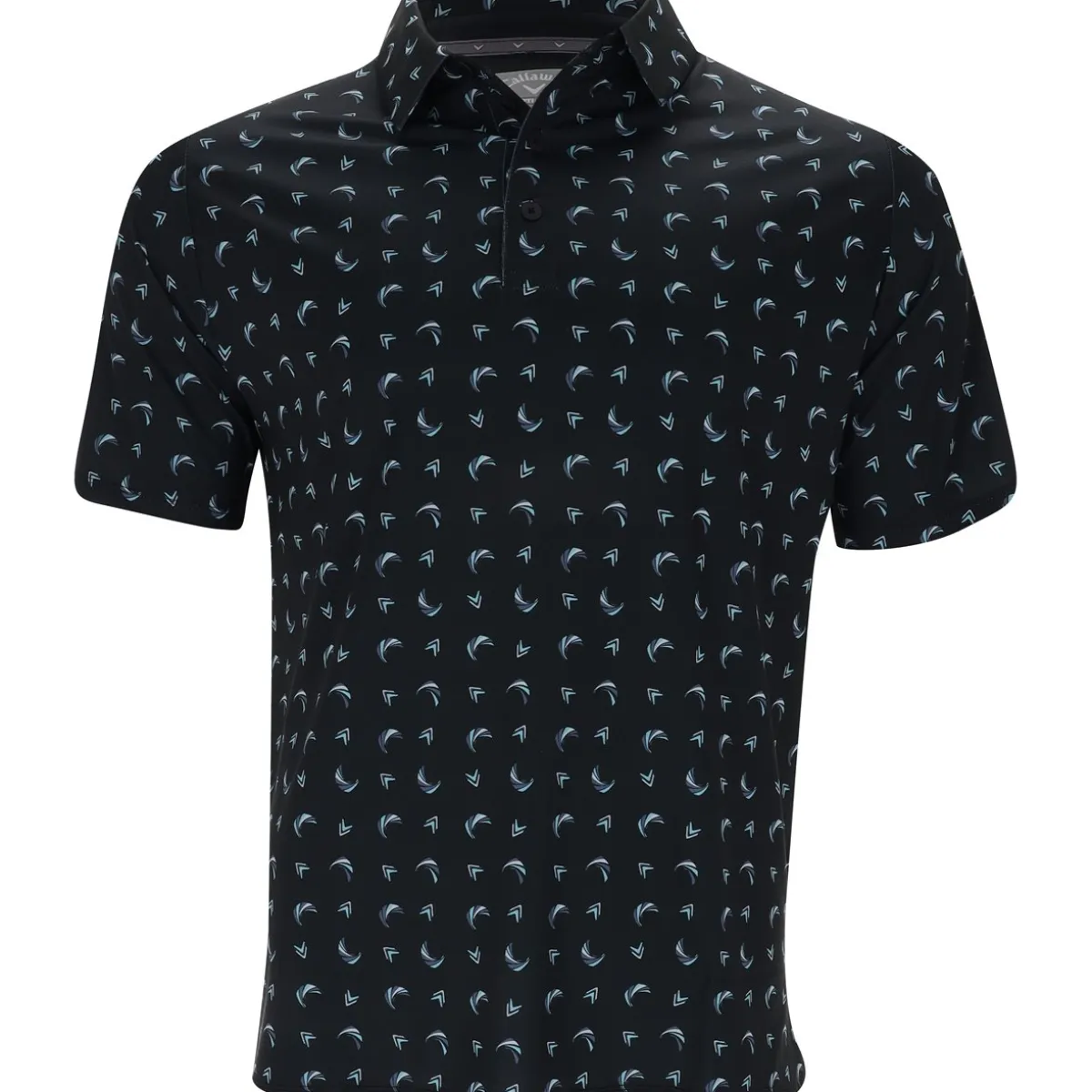 Callaway Abstract Swing Chevron Print Shirt Polo Short Sleeve Golf Apparel