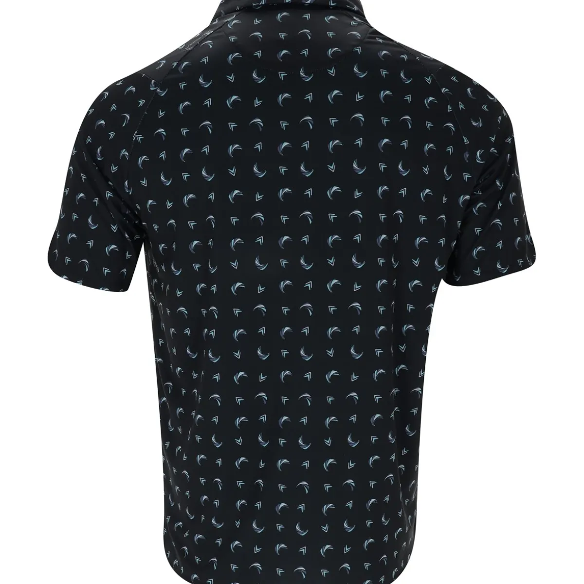 Callaway Abstract Swing Chevron Print Shirt Polo Short Sleeve Golf Apparel