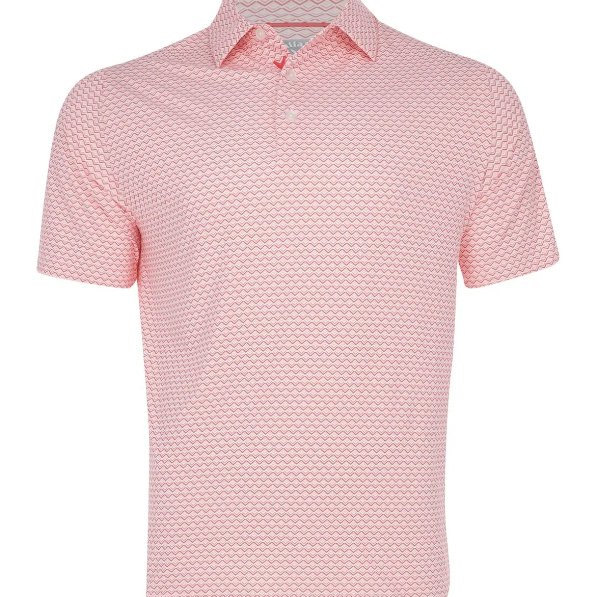 Callaway All Over Gradient CHEV Printed Shirt Polo Short Sleeve Golf Apparel