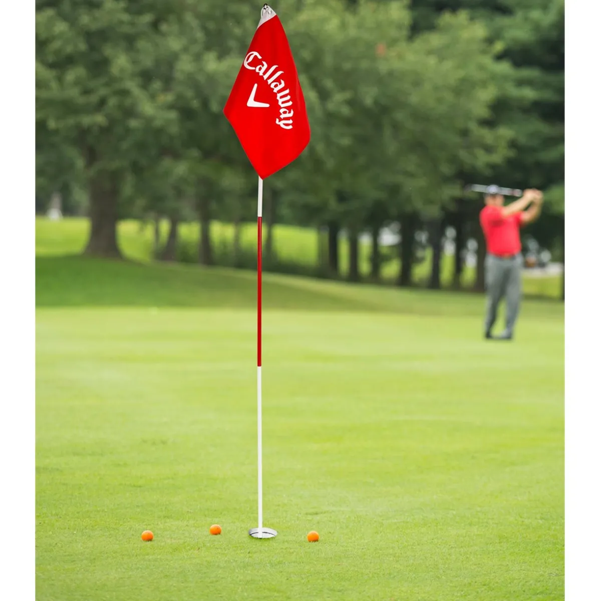 Callaway Closest To The Pin Game Flagpole & Cup Set Putting Aids