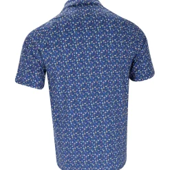 Callaway Cocktail Print Shirt Polo Short Sleeve Golf Apparel