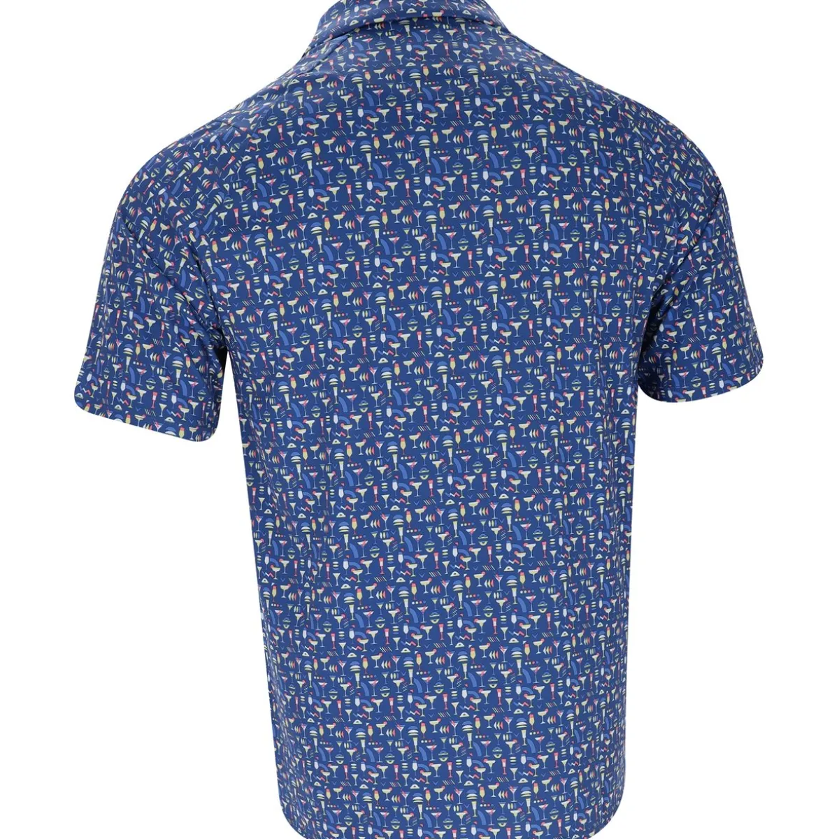 Callaway Cocktail Print Shirt Polo Short Sleeve Golf Apparel