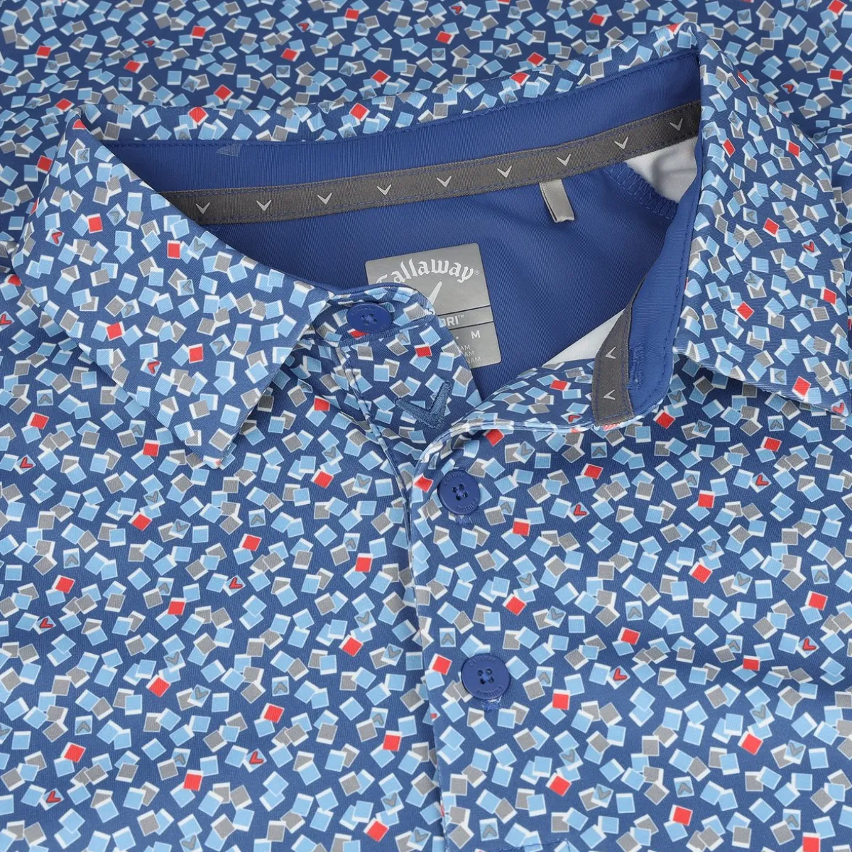 Callaway Polaroid Confetti Shirt Polo Short Sleeve Golf Apparel