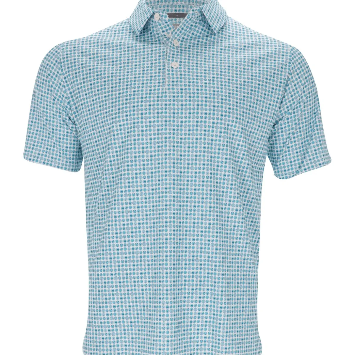 Callaway 18th Hole Food Print Shirt Polo Short Sleeve Golf Apparel