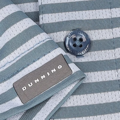 Dunning Buckhaven Ventilated Stripe Performance Shirt Polo Short Sleeve Golf Apparel