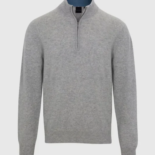 Dunning Campbell Cashmere 1/4 Zip Sweater Pullover Golf Apparel