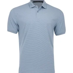 Dunning Fairlane COOLMAX Striped Cotton Shirt Polo Short Sleeve Golf Apparel