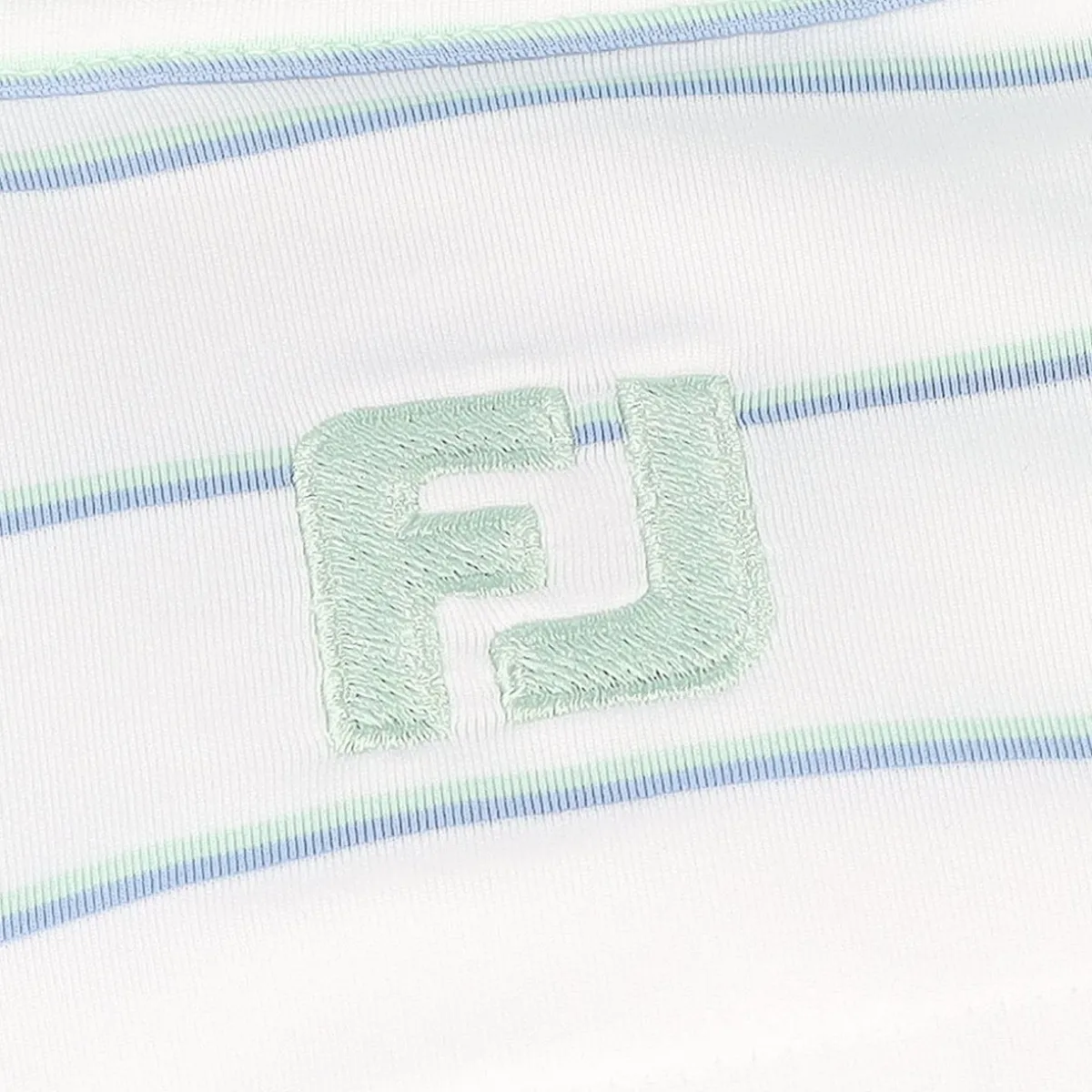 FootJoy Classic Stripe Lisle Shirt Polo Short Sleeve Golf Apparel