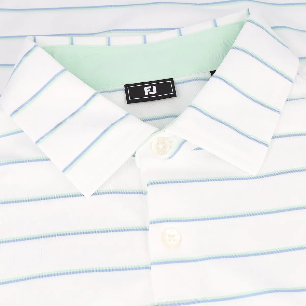FootJoy Classic Stripe Lisle Shirt Polo Short Sleeve Golf Apparel