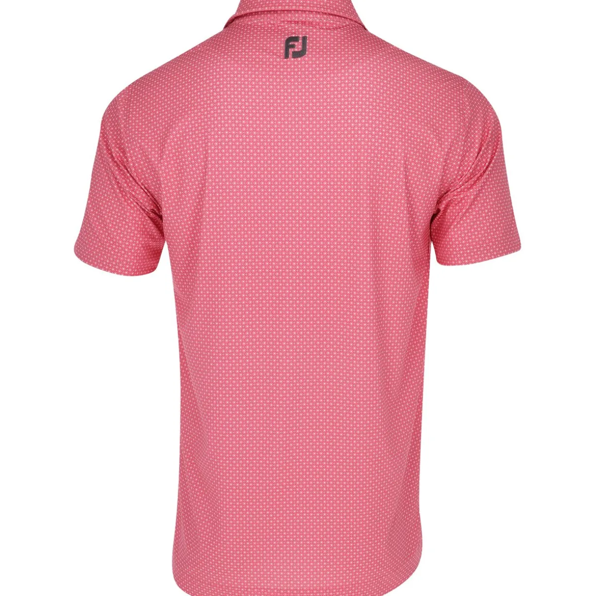 FootJoy Dot Geo Print Lisle Shirt Polo Short Sleeve Golf Apparel