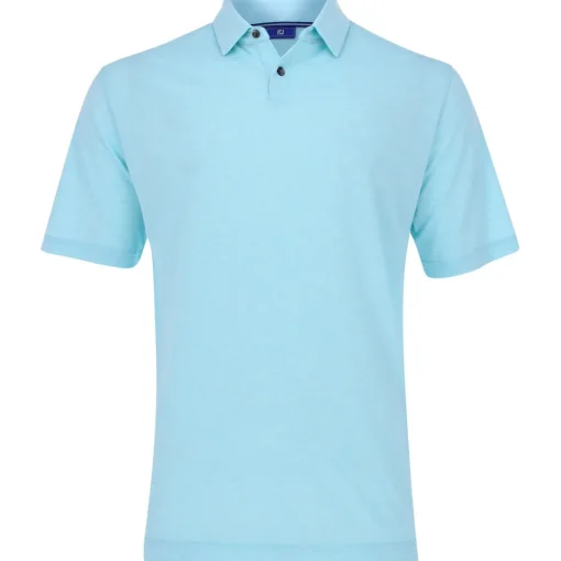 FootJoy Dri-Release Heather Jersey Shirt Polo Short Sleeve Golf Apparel