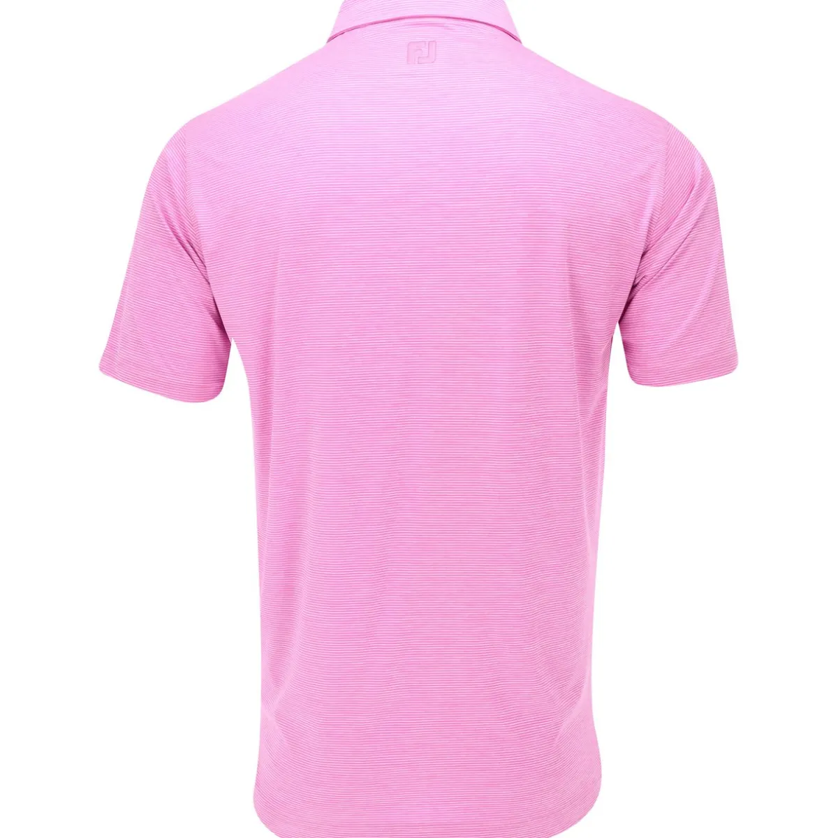 FootJoy Heather Stripe Self Collar Previous Season Apparel Style Shirt Polo Short Sleeve Golf Apparel