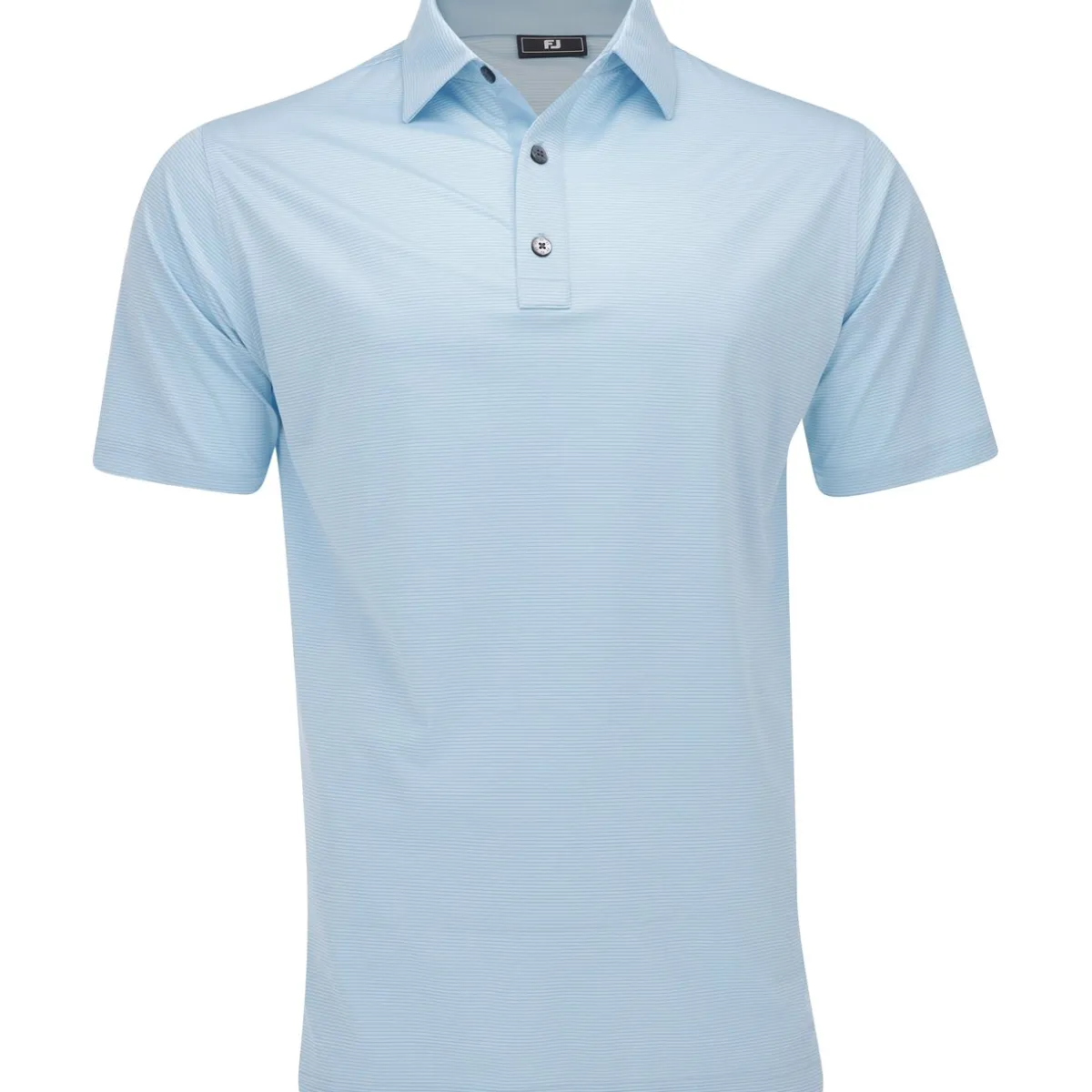 FootJoy Heather Stripe Self Collar Previous Season Apparel Style Shirt Polo Short Sleeve Golf Apparel