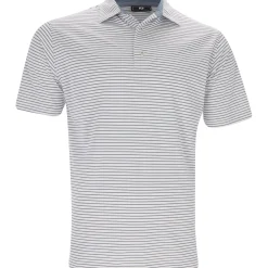 FootJoy Hickory Stripe Pique Shirt Polo Short Sleeve Golf Apparel