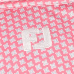 FootJoy Houndstooth Geo Lisle Shirt Polo Short Sleeve Golf Apparel