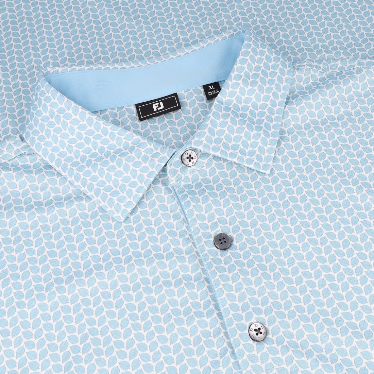 FootJoy Leaf Print Previous Season Apparel Style Shirt Polo Short Sleeve Golf Apparel