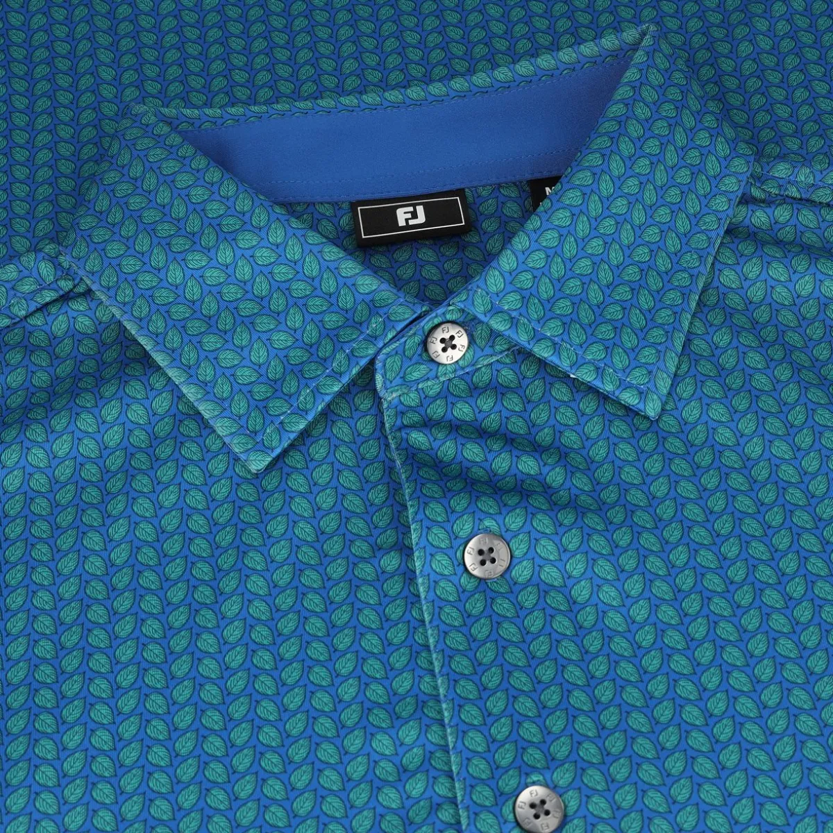 FootJoy Leaf Print Previous Season Apparel Style Shirt Polo Short Sleeve Golf Apparel