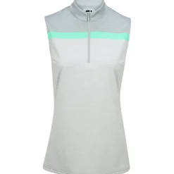 FootJoy Lisle Sleeveless Zip Previous Season Apparel Style Shirt Polo Short Sleeve Golf Apparel